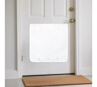 DOINEUFL 20 Inch Letter Box Catcher, Wall Mounted Waterproof Letterbox Cage & letter catcher for Post Boxes,Durable Letterboxes & Accessories, post catcher to Secure Letters & Parcels (White)