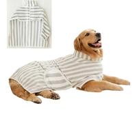DOINEUFL Dog Drying Coat,Towel & robe,Ruff and Tumbl Bath Coats & Towels for Small,Mediumm,Large Dogs,Robes Accessories for Shower, Swimming & Grooming | Fits French Bulldog, Labrador & More (M)