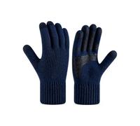 DOINEUFL Men's Thermal Gloves, Wool Blend, Brushed Interior | Winter Warm Knitted Gloves, Touchscreen Compatible, Anti-Slip Grip, Ideal For Commuting, Driving, Walking And Outdoor Use