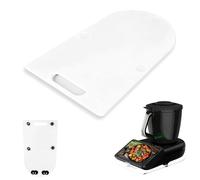 DOINEUFL Sliding Board TM7 Accessories, Board for TM7 Sliding Board, Food Processor Base with 360° Wheels, Easy Sliding Board, Easy Moving of the TM7, Stable Stand and Quiet (White)