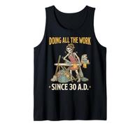 Doing All the Work Sarcasm Bible Verse History Martha Tank Top