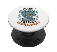 Doing Homework Feels Irrelephant No Homework PopSockets Adhesive PopGrip