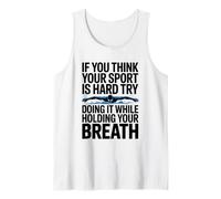 Doing It While Holding Your Breath, Swimming Swimmer Tank Top