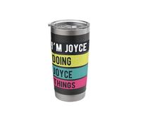 Doing Joyce Things Funny Personalized Names Retro Stainless Steel Insulated Tumbler