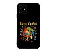 Doing My Best Funny Medieval Contortion Manuscript Art Case for iPhone 11