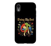 Doing My Best Funny Medieval Contortion Manuscript Art Case for iPhone XR