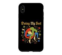 Doing My Best Funny Medieval Contortion Manuscript Art Case for iPhone XS Max