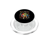 Doing My Best Funny Medieval Contortion Manuscript Art PopSockets PopGrip for MagSafe