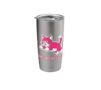 Doing My Best-ISH Funny Meme Kitten Laser Pointer Retro Stainless Steel Insulated Tumbler