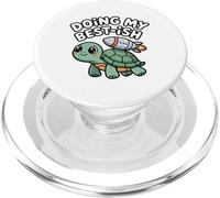 DOING MY BEST-ISH Turtle Rocket Funny Sarcastic Meme PopSockets PopGrip for MagSafe