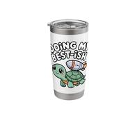 Doing My Best-ISH Turtle Rocket Funny Sarcastic Meme Stainless Steel Insulated Tumbler