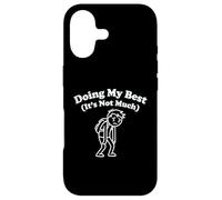 Doing My Best It's Not Much Funny Tired Relatable Graphic Case for iPhone 17