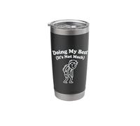 Doing My Best It's Not Much Funny Tired Relatable Graphic Stainless Steel Insulated Tumbler