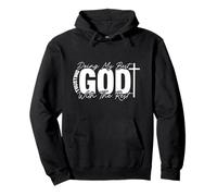 Doing My Best Trusting God With The Rest, Christian Catholic Pullover Hoodie