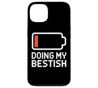 DOING MY BESTISH Low Battery Icon Sarcastic Meme Case for iPhone 13