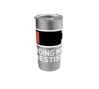 Doing My BESTISH Low Battery Icon Sarcastic Meme Stainless Steel Insulated Tumbler