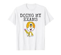 Doing My Exams, Dog GCSE's A-Level's Student Funny T-Shirt