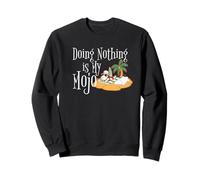 Doing Nothing Is My Mojo Sheep On Beach Drinking Margarita Sweatshirt