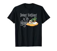 Doing Nothing Is My Mojo Sheep On Beach Drinking Margarita T-Shirt