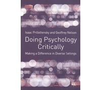 Doing Psychology Critically: Making a Difference in Diverse Settings