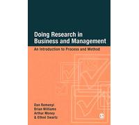 Doing Research in Business and Management: An Introduction to Process and Method