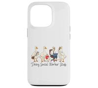 Doing Social Worker Stuff Funny Goose Social Work Case for iPhone 13 Pro