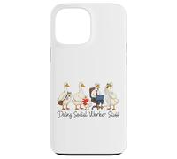 Doing Social Worker Stuff Funny Goose Social Work Case for iPhone 13 Pro Max