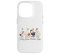 Doing Social Worker Stuff Funny Goose Social Work Case for iPhone 14 Pro