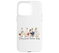 Doing Social Worker Stuff Funny Goose Social Work Case for iPhone 15 Pro Max