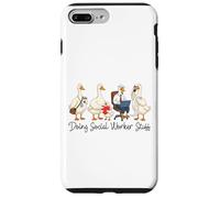 Doing Social Worker Stuff Funny Goose Social Work Case for iPhone 7 Plus/8 Plus
