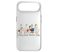 Doing Social Worker Stuff Funny Goose Social Work Case for iPhone Air