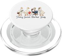 Doing Social Worker Stuff Funny Goose Social Work PopSockets PopGrip for MagSafe