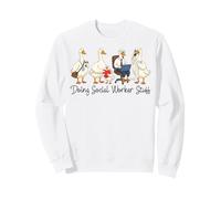 Doing Social Worker Stuff Funny Goose Social Work Sweatshirt
