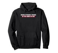 Doing Strange Things In The Name Fo Art Pullover Hoodie