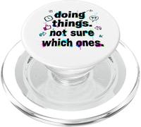 Doing Things, Not Sure Which Ones - Absurd Surreal Humor PopSockets PopGrip for MagSafe