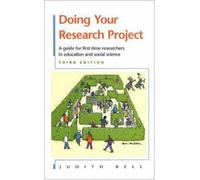 Doing Your Research Project by Judith Bell (1999-08-01)
