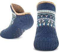 DoitEasy Fluffy Slipper Socks Women, Warm Bed Sock with Grippers Thick Cosy Non-Slip Winter Sock Thermal Socks for Womens, Ladies Girls Womens Gift for Christmas Indoor Home House, UK 4-7
