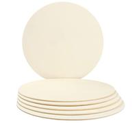 DOITEM Wooden Circle, 6 Pcs 20cm/8inch Unfinished Blank Wood Rounds Wooden Cutouts for Crafts, Round Wood Plaque, Thin Discs, Round Slices for Pyrography, Painting and Christmas Decorations