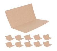 DOITOOL 1 Bag Birdcage Liner Mat Parrot Cage Liner No Inks Dyes Wax Or Contaminants Kraft Paper 7.86x7.86x0.08in Square Design Safe for Birds Pet Birdcage Accessories