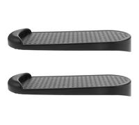 DOITOOL 1 Pair Black Elliptical Trainer Foot Pedals Replacement Parts Made of Sturdy Pp Material with Easy Installation for Home Workout Fitness Equipment