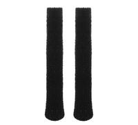 DOITOOL 1 Pair Black Spandex Eyeglass Temple Tip Sleeves Anti-slip Function for Glasses and Sunglasses, Soft Ear Cushions Offering Versatile Compatibility and Comfortable Wear for Daily