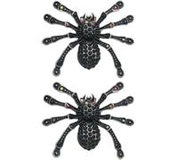 DOITOOL 1 Pair Rhinestone Alloy Spider Shoe Clips for Women, Dress up Accessories That Clip on Easily, Halloween Decoration for Shoes, Handbags and Clutch, Party Accessory