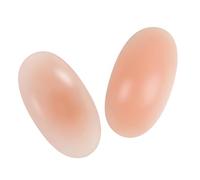 DOITOOL 1 Pair Silicone Soft Shoulder Pads Push up Shoulder Non-Slip Secure Placement Portable Khaki for Dresses on The Go Use