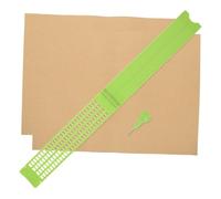 DOITOOL 1 Set Braille Board Blind Stylus Pen Braille and Stylus Writing Kits Braille Learning Tools Tactile Board Raised Dot Low Vision Products Braille Writing Plate Light Green Plastic