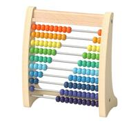 DOITOOL 1 Set Professional Wooden Abacus for Montessori Math Calculation Frame for Early Learning Safe and Counting Tool to Enhance Cognitive Skills and Critical Thinking