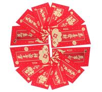 DOITOOL 10 Packs Cartoon Snake Red Envelopes 909l Mixed 6pcs/Pack Paper Red Money Pocket Spring Festival Lunar New Year Cash Packet for Chinese Year Snake Celebration