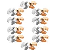 DOITOOL 10 Pairs No-sew Magnetic Snap Fasteners Strong Hold Seamless Buckle Clasps for Curtains Drapery Tiebacks Clothes and Bags Fit Easy Install Minimalist Design