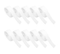 DOITOOL 10 Pcs Dual Head Long Separating Zippers for Bedding, 1.5m White Two-Way Zipper with Flap for Duvet Covers and Bed Sheets, Secure Mattress Protection Closure