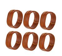 DOITOOL 10 Pcs Genuine Leather Watch Strap Keepers Rings Brown Durable Wear Resistant Loops for Men and Women Easy to Install Elastic Watch Band Fasteners
