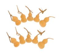 DOITOOL 10 Pcs Mini Decorative Gourd Ornaments Natural Adornments for Home Office Shop Chinese Symbol of Prosperity and Joy Random Style